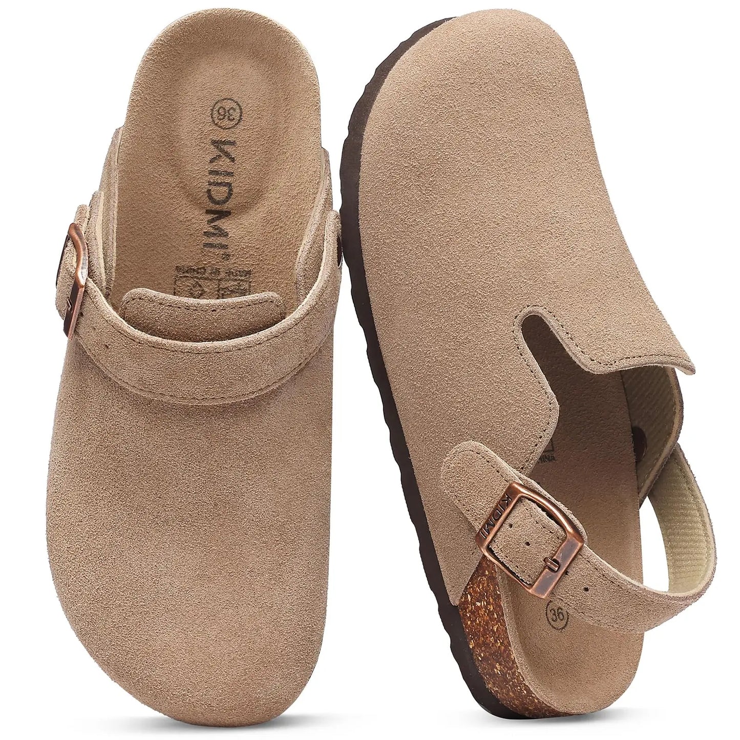 Gacimy Women's Suede Clogs