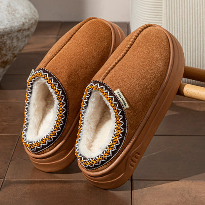 Winter Women’s Fuzzy Fur Anti-Slip Slipper Boots