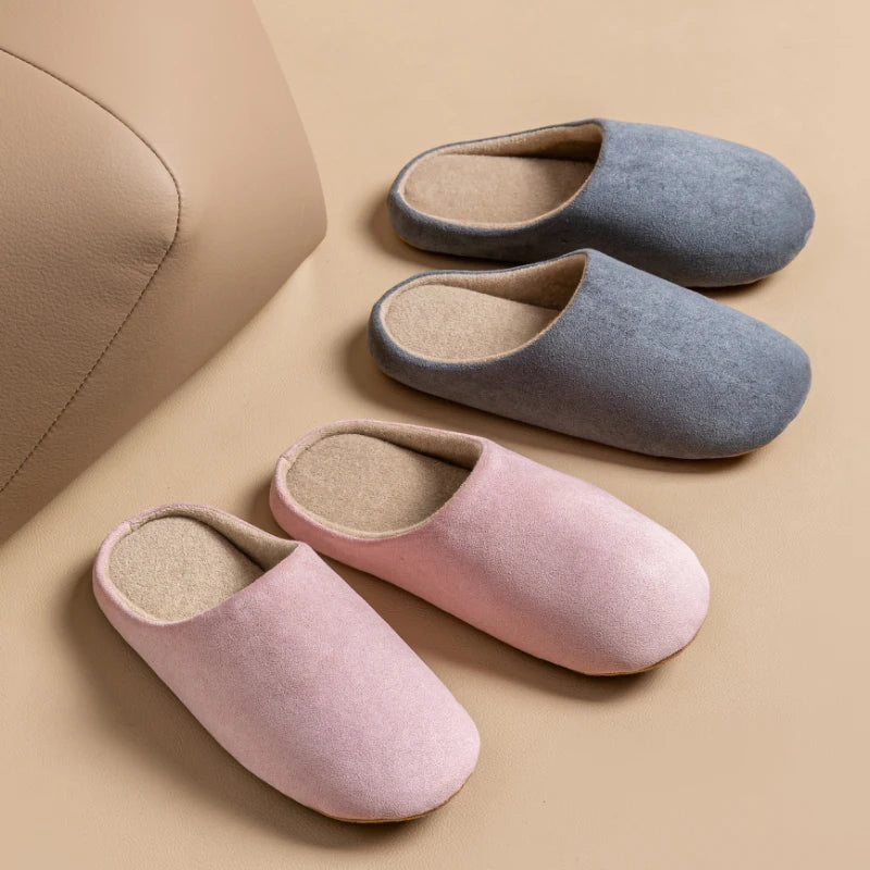 Men’s Non-Slip Velvet Slippers