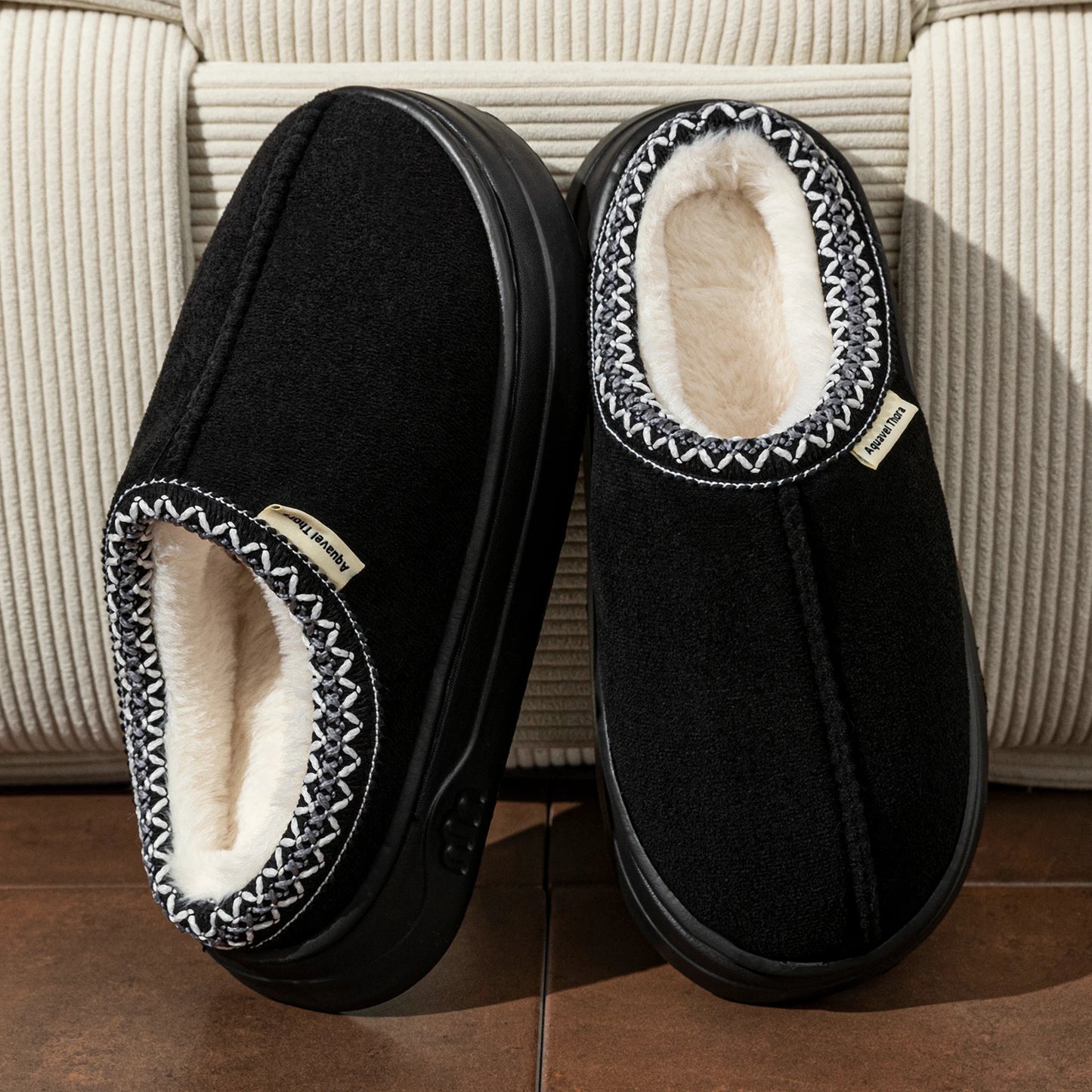 Winter Women’s Fuzzy Fur Anti-Slip Slipper Boots