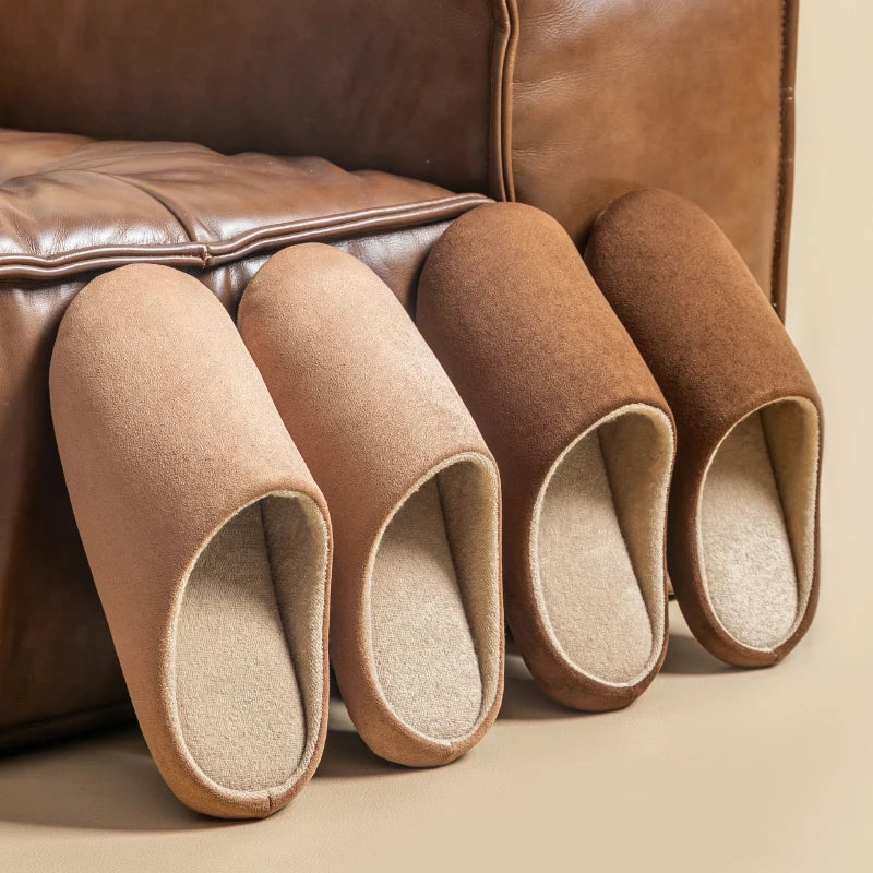 Men’s Non-Slip Velvet Slippers